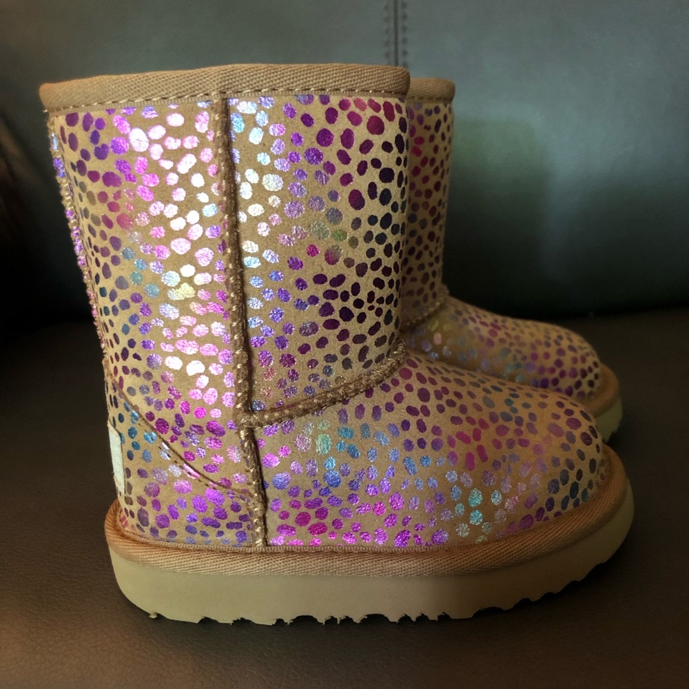 UGG Toddler Rainbow Classic II Rainbow Boots
